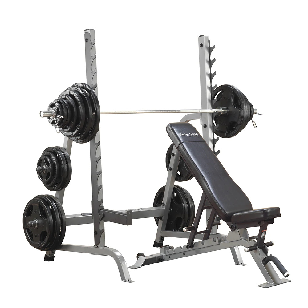 BodySolid Combo Bench/Squat Pack SDIB370