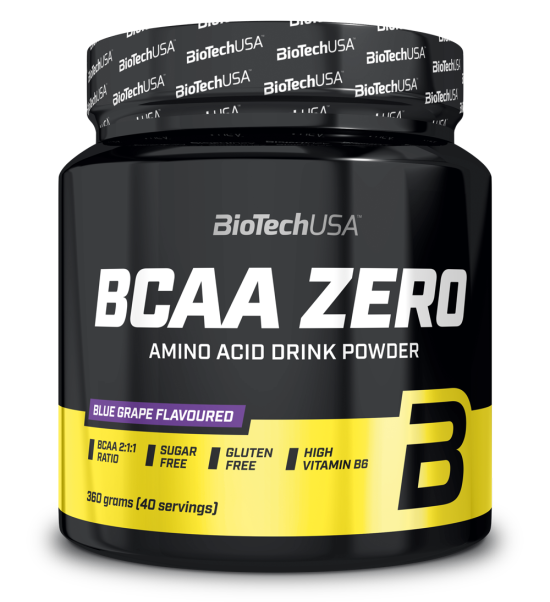 BCAA ZERO poudre d’acide aminé 360g BioTech USA
