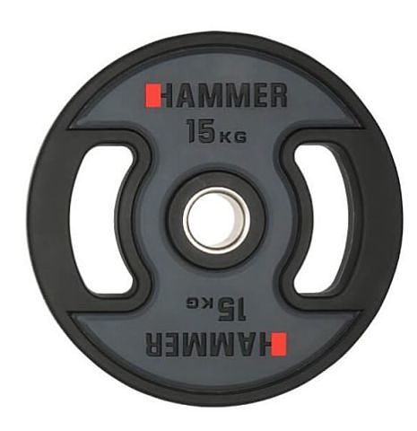 Disques olympiques PU de 1.25 à 25 kg HAMMER (vendu par paire)