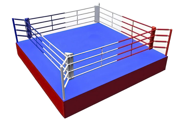 Ring de boxe 6 m x 6 m entrainement - Decasport