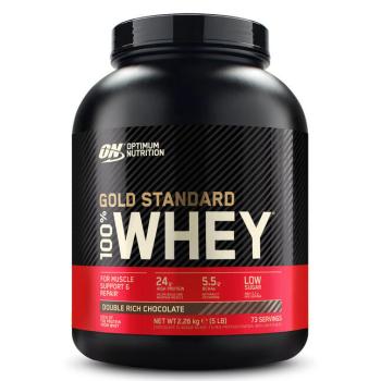 Gold Standard 100% Whey Protein Double Rich Chocolat 2,2kg Optimum Nutrition chez Sportfabric