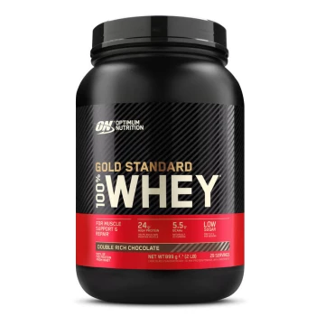 Gold Standard 100% Whey Protein Double Rich Chocolat 908g Optimum Nutrition chez Sportfabric