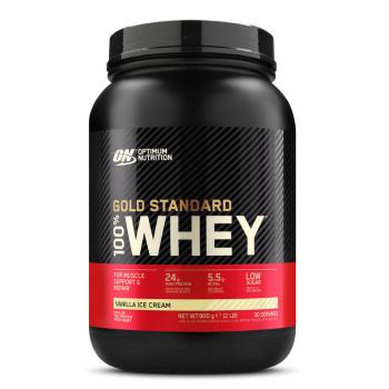 Gold Standard 100% Whey Protein Vanille Ice Cream 908g Optimum Nutrition chez Sportfabric