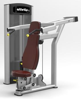 Machine guidée professionnelle Atletis Développé droit assis épaules FIT01 chez Sportfabric