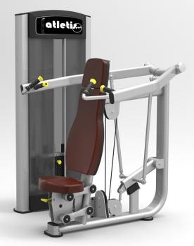 Machine guidée professionnelle Atletis Développé convergent assis épaules  FIT01A chez Sportfabric