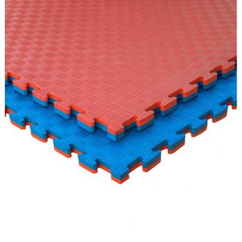 Tatami Puzzle Eva Mat 1000x1000x25mm Rouge/bleu (Haute Densité) chez Sportfabric