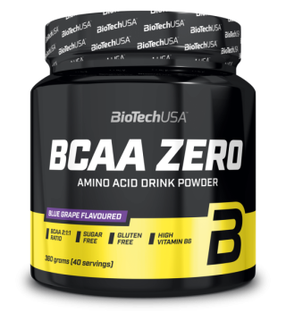 BCAA ZERO poudre d’acide aminé 360g BioTech USA chez Sportfabric