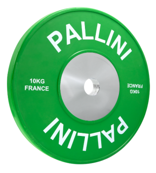 Disques Compétition Pallini 10kg à 25kg chez Sportfabric